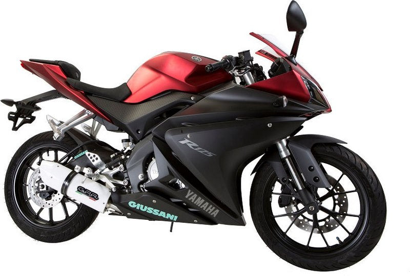 GPR Original For Yamaha Yzf-R 125 I.E. 2017/2019 E4 Homologated Full Exhaust Catalized Albus Evo4 | E4.Y.210.CAT.ALBE4