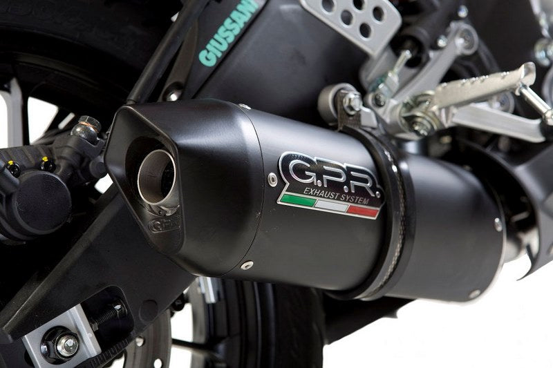 GPR Original For Yamaha Yzf-R 125 I.E. 2017/2019 E4 Homologated Full Exhaust Catalized Furore Evo4 Nero | E4.Y.210.CAT.FNE4