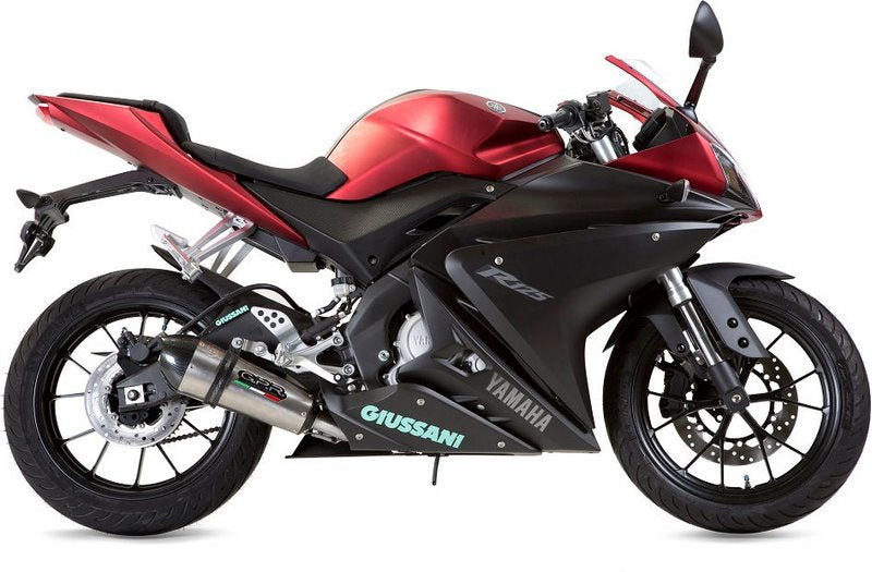GPR Original For Yamaha Yzf-R 125 I.E. 2017/2019 E4 Homologated Full Exhaust Catalized Gp Evo4 Titanium | E4.Y.210.CAT.GPAN.TO