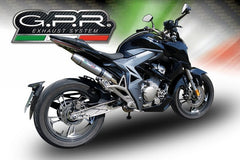 GPR Original For Zontes Zt 310 R 2018/20 E4 Homologated Full Exhaust Catalized Deeptone Inox | E4.Z.1.CAT.DE