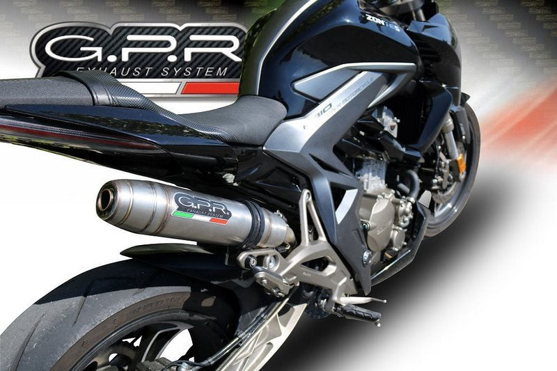 GPR Original For Zontes Zt 310 R 2018/20 E4 Homologated Full Exhaust Catalized Deeptone Inox | E4.Z.1.CAT.DE