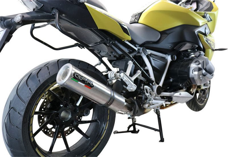 GPR Original For Bmw R 1250 R - Rs 2021/22 E5 Homologated Slip-On Exhaust M3 Titanium Natural  | E5.BM.107.M3.TN