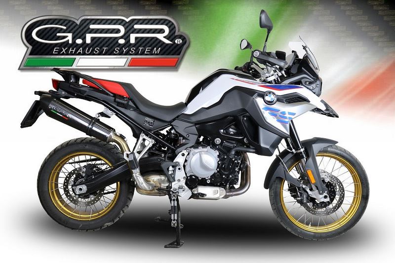 GPR Original For Bmw F 850 Gs - Adventure 2021/22 E5 Homologated Slip-On Exhaust Gp Evo4 Poppy | E5.BM.94.GPAN.PO