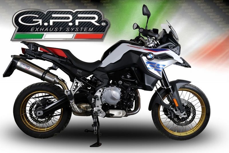 GPR Original For Bmw F 850 Gs - Adventure 2021/22 E5 Homologated Slip-On Exhaust Gp Evo4 Titanium | E5.BM.94.GPAN.TO
