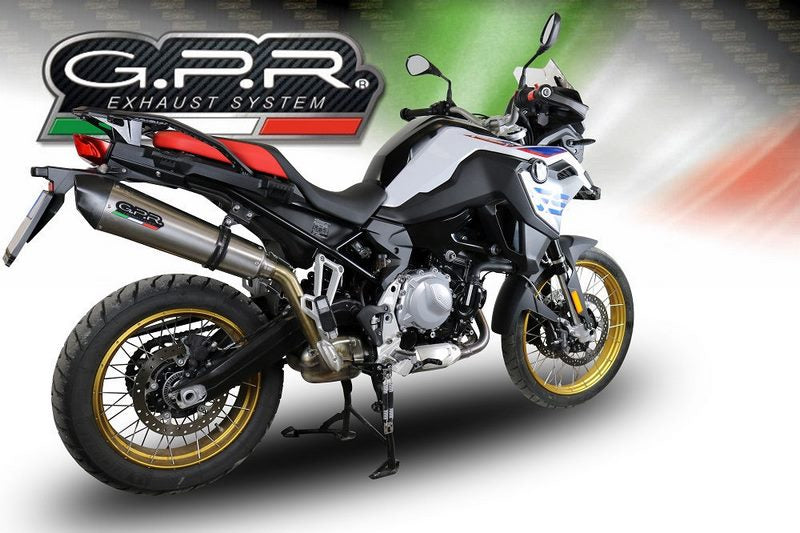 GPR Original For Bmw F 850 Gs - Adventure 2021/22 E5 Homologated Slip-On Exhaust Gp Evo4 Titanium | E5.BM.94.GPAN.TO