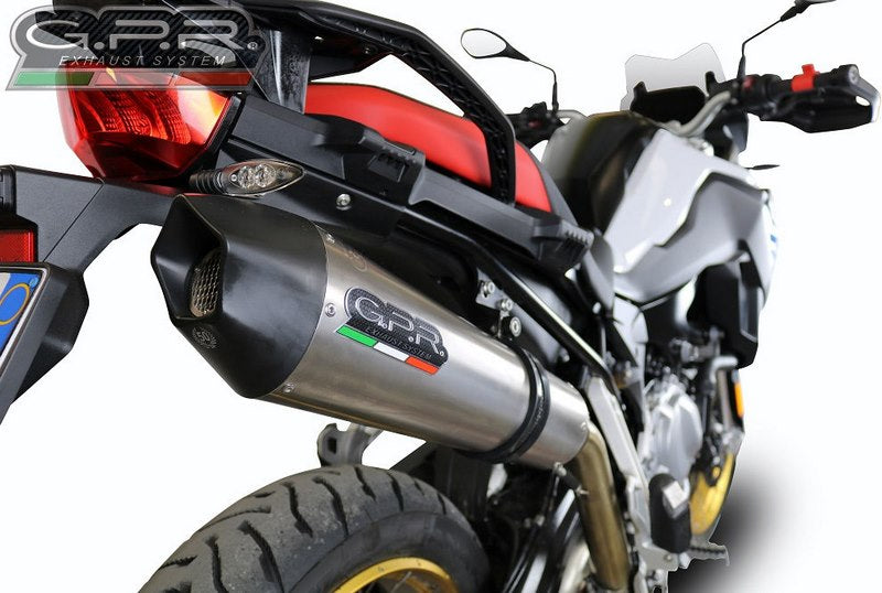 GPR Original For Bmw F 850 Gs - Adventure 2021/22 E5 Homologated Slip-On Exhaust Gp Evo4 Titanium | E5.BM.94.GPAN.TO
