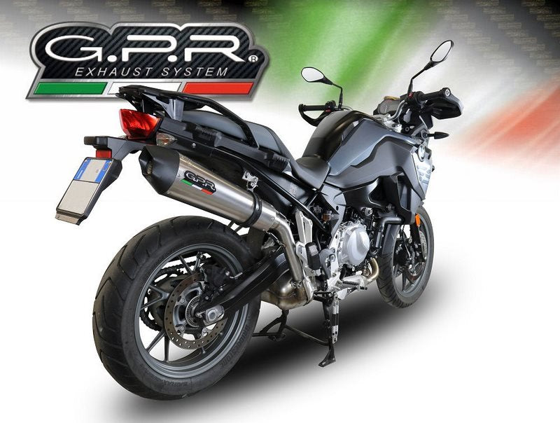 GPR Original For Bmw F 750 Gs 2021/22 E5 Homologated Slip-On Exhaust Gp Evo4 Titanium | E5.BM.95.GPAN.TO
