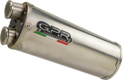 GPR Original For Bmw R 1250 Gs 2021/22 E5 Homologated Slip-On Exhaust Dual Inox | E5.BM.99.DUAL.IO
