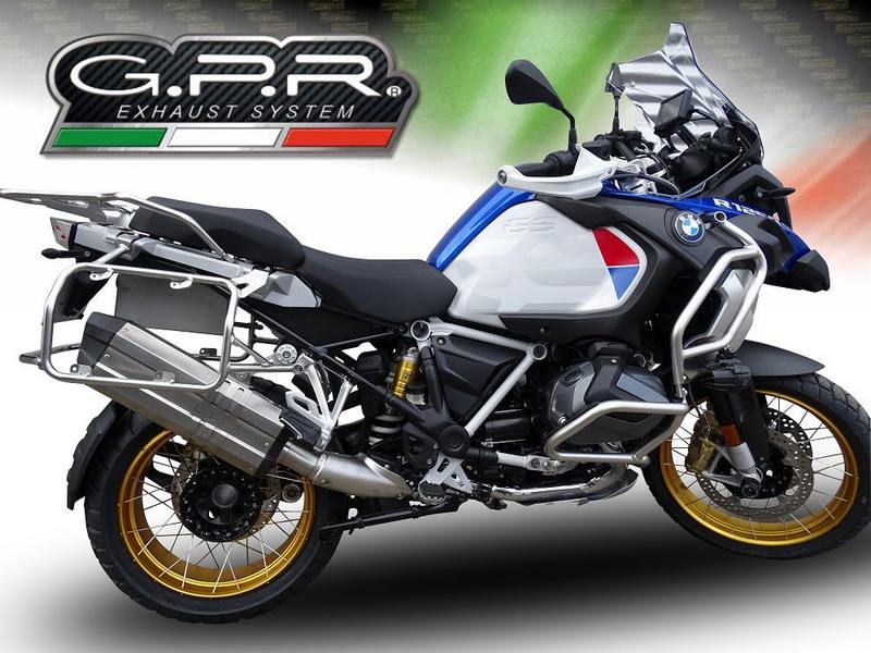 GPR Original For Bmw R 1250 Gs 2021/22 E5 Homologated Slip-On Exhaust Sonic Titanium | E5.BM.99.SOTIT