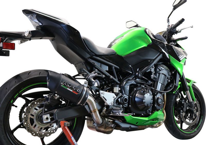 GPR Original For Kawasaki Z 900 2021/22 E5 Homologated Slip-On Exhaust Furore Evo4 Nero | E5.K.176.FNE4