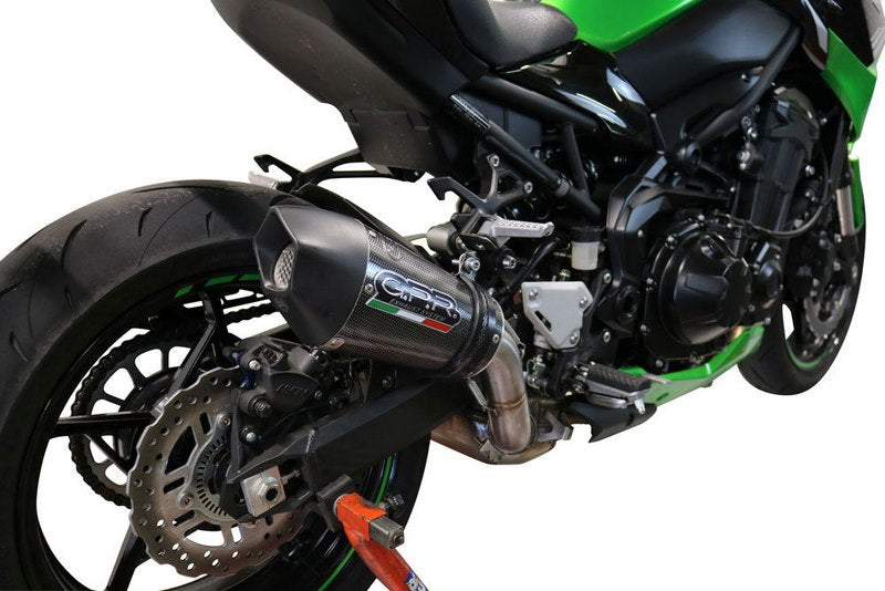 GPR Original For Kawasaki Z 900 2021/22 E5 Homologated Slip-On Exhaust Gp Evo4 Poppy | E5.K.176.GPAN.PO