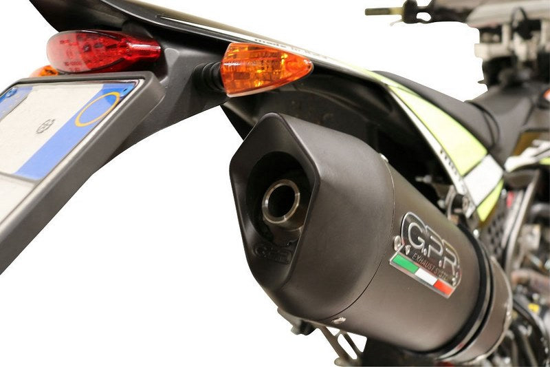 GPR Original For Fantic Motor 125 M Performance 2019/20 E4 Homologated Slip-On Exhaust Furore Nero | FN.1.FUNE