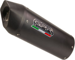 GPR Exhaust System  Ktm Duke 890 - 890 R 2021/2022 e5 Homologated slip-on exhaust Furore Evo4 Nero | E4.KT.101.FNE4