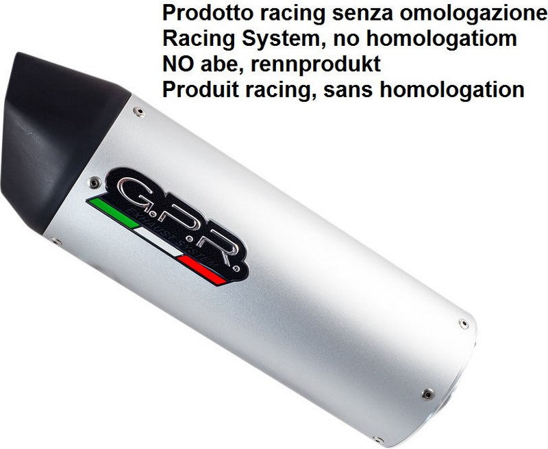 GPR Exhaust System  Tuning Furore alluminio L.310mm 90 X 120mmUniversal racing silencer without link pipe Furore alluminio | TUNING.RACE.6