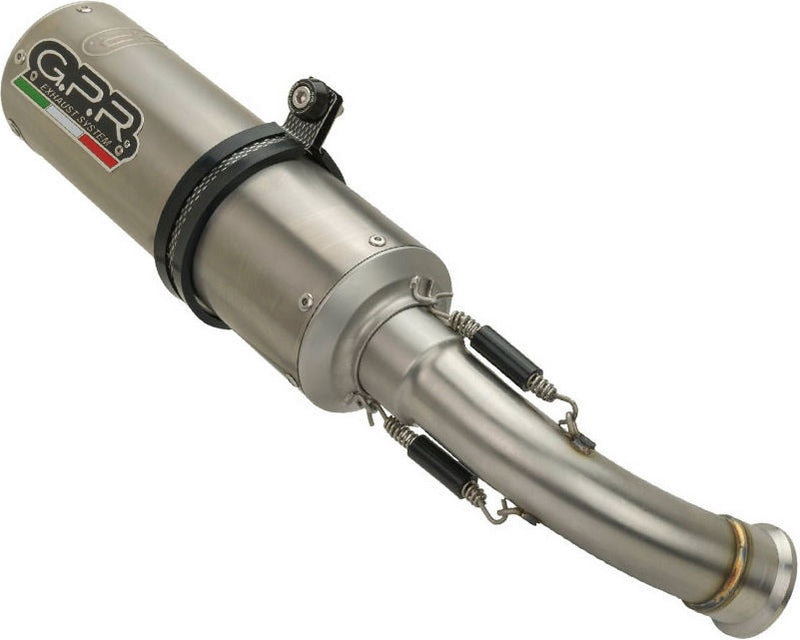 GPR Original For Moto Guzzi Sport 1200 8V 2008/13 Homologated Slip-On Exhaust Catalized M3 Titanium Natural  | GU.26.CAT.M3.TN