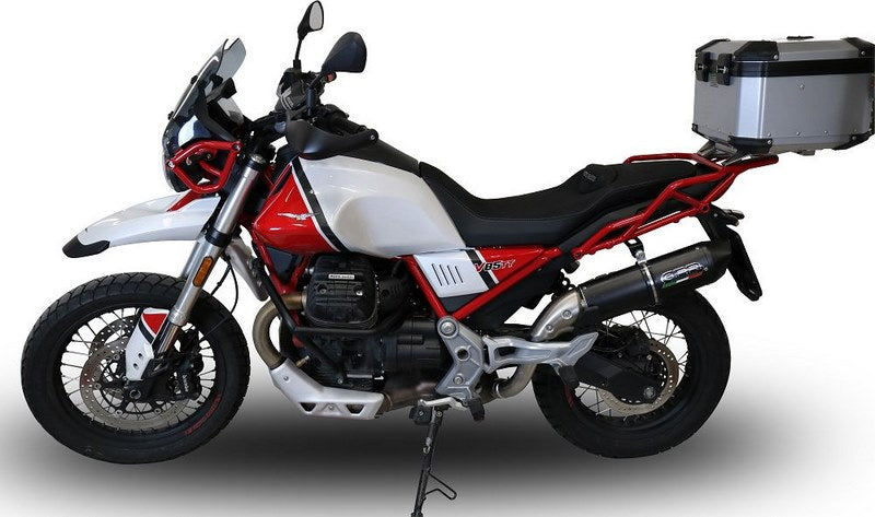 GPR Original For Moto Guzzi V85 Tt 2019/20 E4 Racing Slip-On Exhaust Furore Nero | GU.61.RACE.FUNE