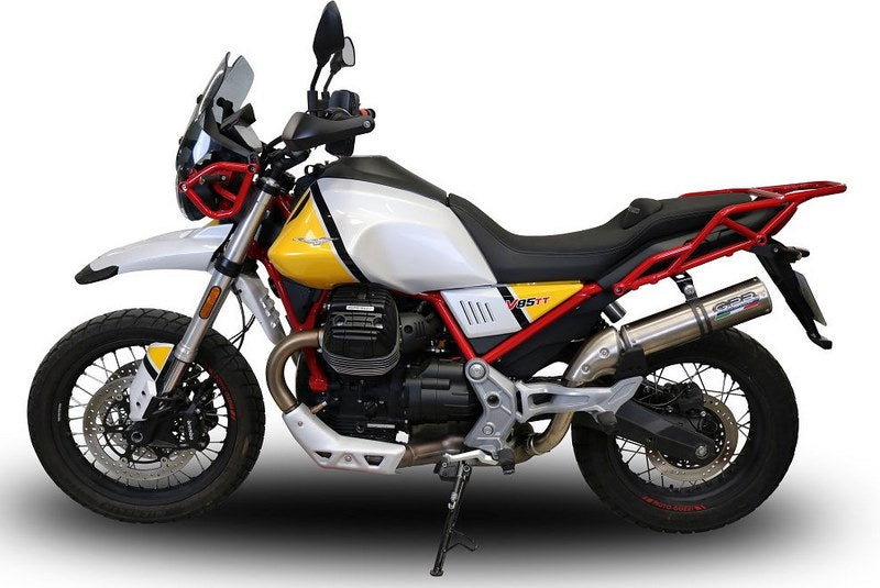 GPR Original For Moto Guzzi V85 Tt 2019/20 E4 Racing Slip-On Exhaust M3 Titanium Natural  | GU.61.RACE.M3.TN