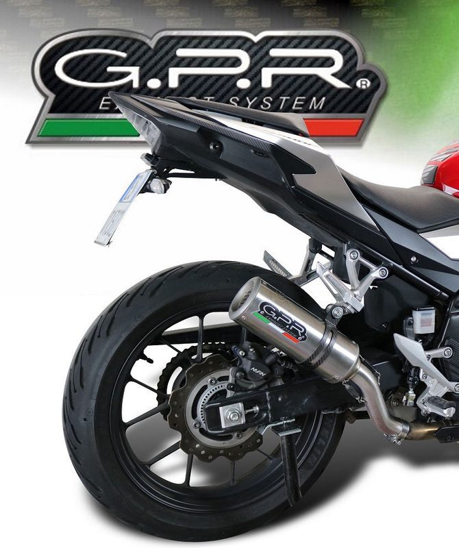 GPR Original For Honda Cb 500 X 2013/15 Homologated Slip-On Exhaust M3 Inox  | H.222.M3.INOX