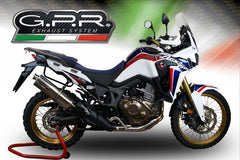 GPR Original For Honda Crf 1000 L Africa Twin 2018/19 E4 Homologated Slip-On Exhaust Trioval | H.226.E4.TRI