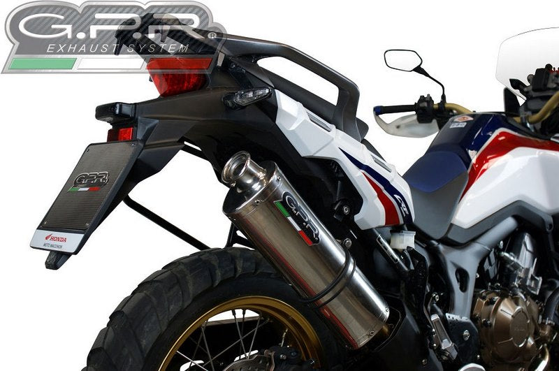 GPR Original For Honda Crf 1000 L Africa Twin 2018/19 E4 Homologated Slip-On Exhaust Trioval | H.226.E4.TRI