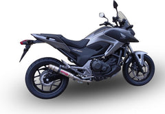 GPR Original For Honda Nc 750 X - S Dct 2016/19 E4 Homologated Slip-On Exhaust Deeptone Inox | H.236.1.DE