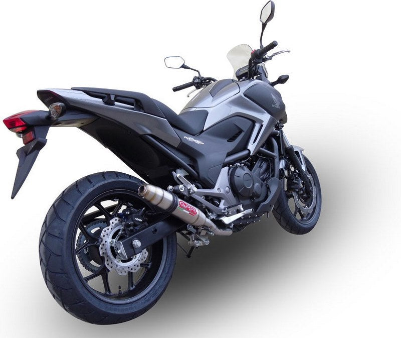 GPR Original For Honda Nc 750 X - S Dct 2016/19 E4 Homologated Slip-On Exhaust Deeptone Inox | H.236.1.DE