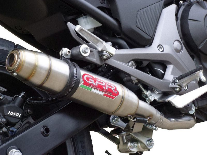 GPR Original For Honda Nc 750 X - S Dct 2016/19 E4 Homologated Slip-On Exhaust Deeptone Inox | H.236.1.DE