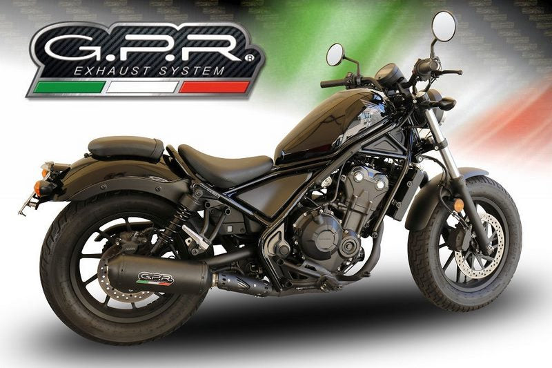 GPR Original For Honda Cmx 500 Rebel 2018/20 E4 Homologated Slip-On Exhaust Ghisa  | H.250.GHI