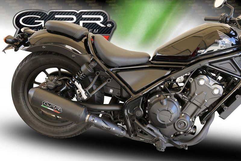 GPR Original For Honda Cmx 500 Rebel 2018/20 E4 Homologated Slip-On Exhaust Ghisa  | H.250.GHI