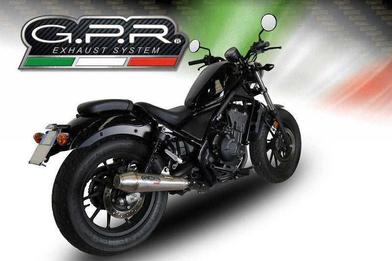 GPR Original For Honda Cmx 500 Rebel 2018/20 E4 Homologated Slip-On Exhaust Ultracone | H.250.ULTRA