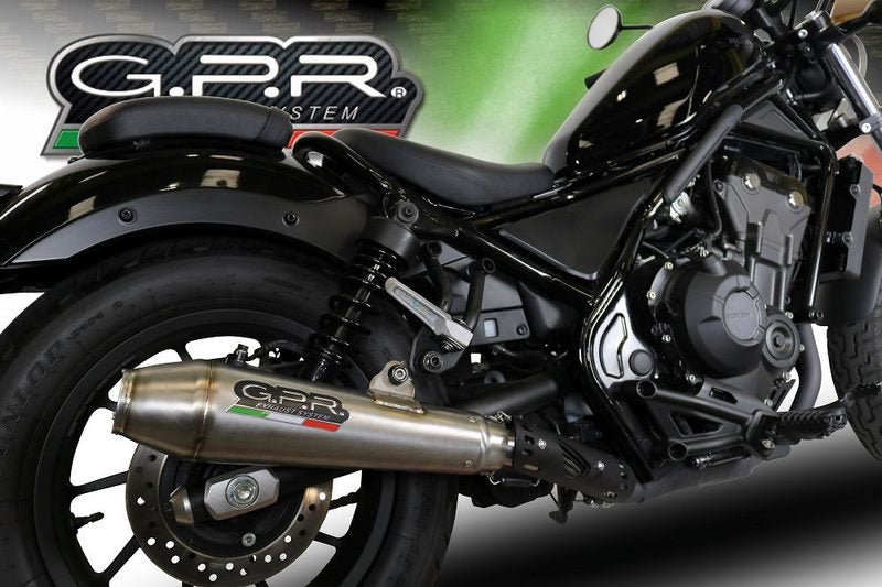 GPR Original For Honda Cmx 500 Rebel 2018/20 E4 Homologated Slip-On Exhaust Ultracone | H.250.ULTRA