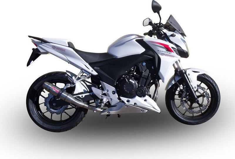 GPR Original For Honda Cb 500 F 2019/20 E4 Homologated Slip-On Exhaust Deeptone Inox | H.253.DE