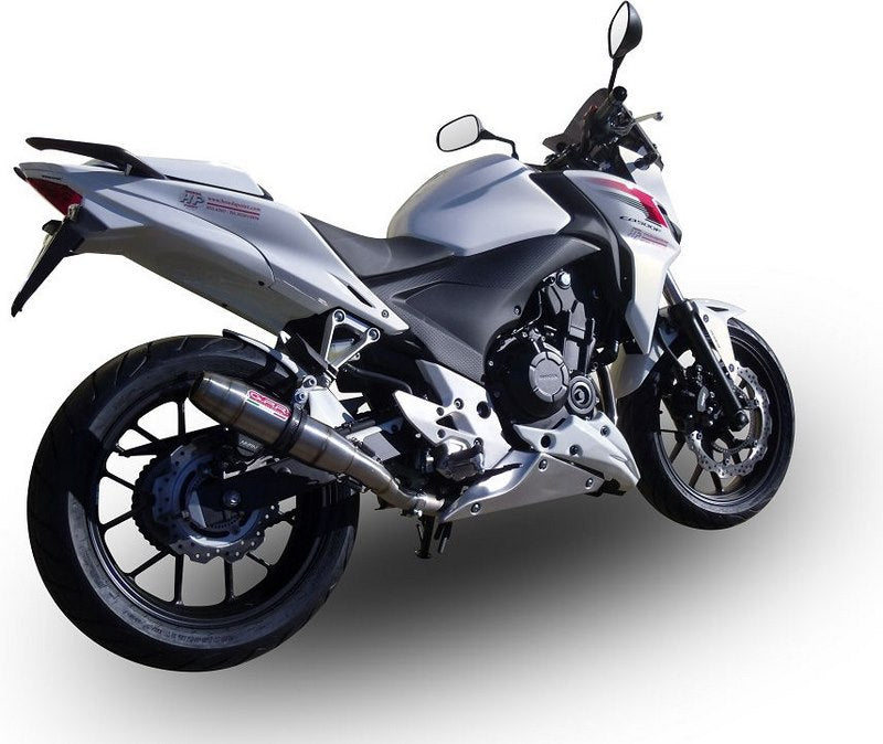 GPR Original For Honda Cb 500 F 2019/20 E4 Homologated Slip-On Exhaust Deeptone Inox | H.253.DE