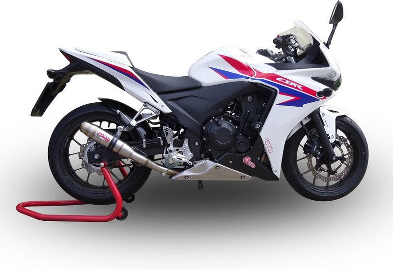 GPR Original For Honda Cbr 500 R 2019/20 E4 Homologated Slip-On Exhaust Deeptone Inox | H.254.DE