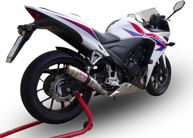 GPR Original For Honda Cbr 500 R 2019/20 E4 Homologated Slip-On Exhaust Deeptone Inox | H.254.DE