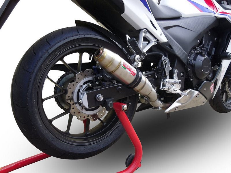 GPR Original For Honda Cbr 500 R 2019/20 E4 Homologated Slip-On Exhaust Deeptone Inox | H.254.DE