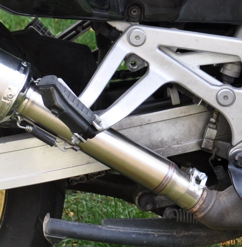 GPR Original For Honda Africa Twin 750 Rd04 1990/92 Homologated Slip-On Exhaust Satinox  | H.43.SAT