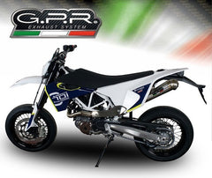 GPR Original For Husqvarna Supermoto 701 2015/2016 E3 Homologated Slip-On Exhaust Powercone Evo | HU.35.PCEV