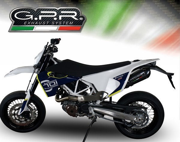 GPR Original For Husqvarna Enduro 701 2015/2016 E3 Homologated Slip-On Exhaust Gpe Ann.Poppy | HU.45.GPAN.PO
