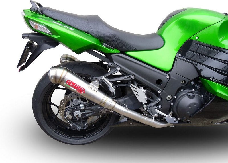 GPR Original For Kawasaki Zzr 1400 2012/16 E3 Pair Homologated Slip-On Exhaust Powercone Evo | K.148.PCEV