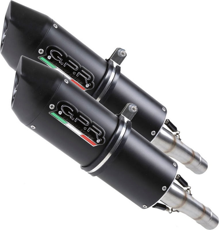 GPR Original For Kawasaki Z 1000 Sx 2017/19 E4 Pair Homologated Slip-On Exhaust Furore Evo4 Nero | K.158.E4.FUNE