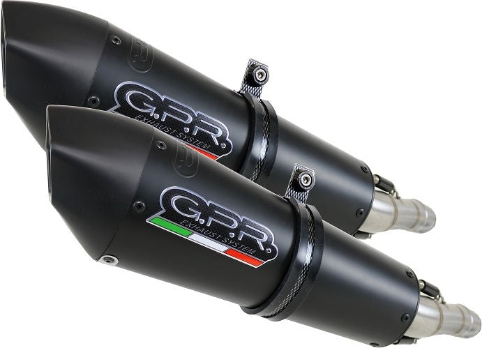 GPR Original For Kawasaki Z 1000 Sx 2011/16 E3 Pair Homologated Slip-On Exhaust Gpe Ann.Black Titanium | K.158.GPAN.BLT