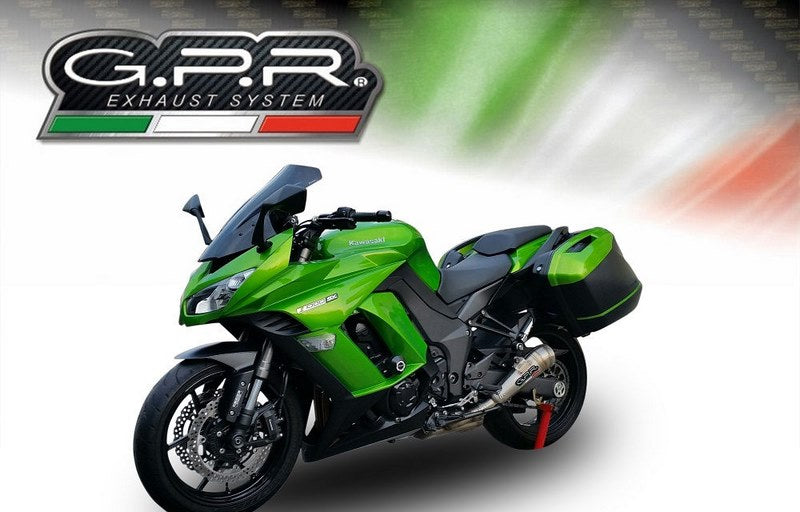 GPR Original For Kawasaki Z 1000 Sx 2011/16 E3 Pair Homologated Slip-On Exhaust Powercone Evo | K.158.PCEV