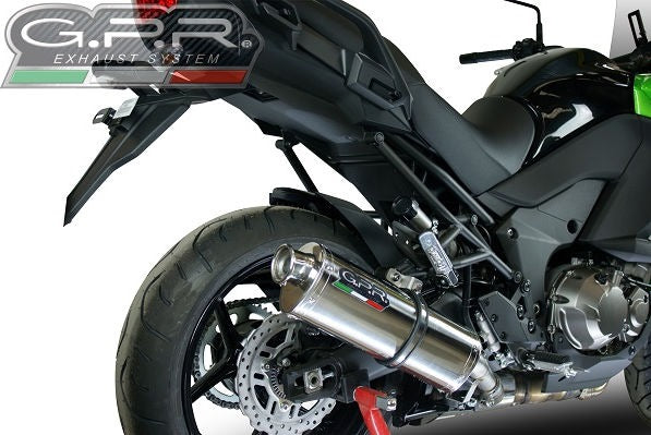 GPR Original For Kawasaki Versys 1000 I.E. 2017/18 E4 Homologated Slip-On Exhaust Trioval | K.175.TRI