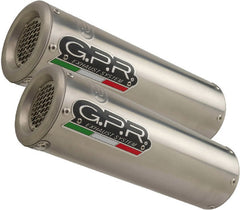 GPR Original For Kawasaki Zzr 1400 2006/07 Pair Homologated Slip-On Exhaust M3 Inox  | K.86.M3.INOX