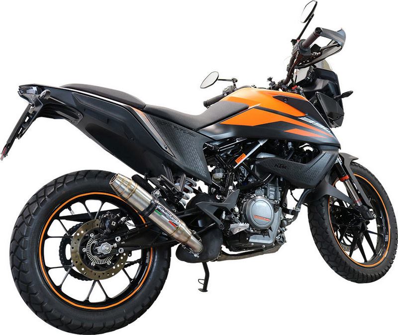 GPR Original For Ktm Adventure 390 2020 E4 Homologated Slip-On Exhaust Deeptone Inox | KT.99.DE