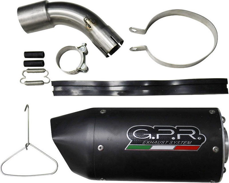 GPR Original For Ktm Adventure 390 2020 E4 Homologated Slip-On Exhaust Furore Evo4 Nero | KT.99.FNE4