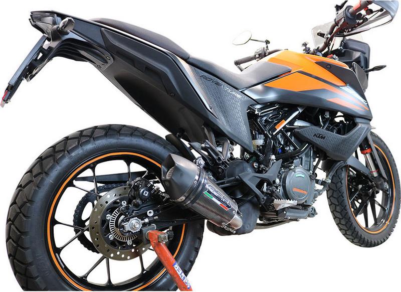 GPR Original For Ktm Adventure 390 2020 E4 Homologated Slip-On Exhaust Gp Evo4 Poppy | KT.99.GPAN.PO