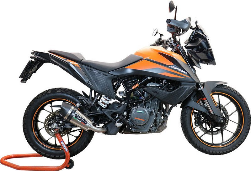 GPR Original For Ktm Adventure 390 2020 E4 Homologated Slip-On Exhaust Gp Evo4 Titanium | KT.99.GPAN.TO