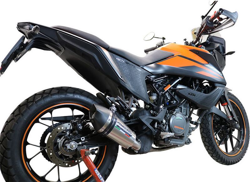 GPR Original For Ktm Adventure 390 2020 E4 Homologated Slip-On Exhaust Gp Evo4 Titanium | KT.99.GPAN.TO